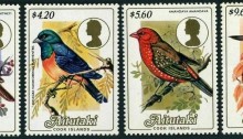 1984 Aitutaki - Local birds (High Values)