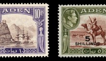 ADEN George VI high values (1939 and 1951)
