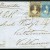 1862 New Zealand-Kilkenny - Envelope from Port Ahuriri to Co Kilkenny, with NZ 1857-63 1d dull orange, 2d blue and 6d brown, each no wmk and imperf.