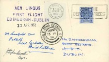 1952 (Apr. 22) Aer Lingus first flight Dublin-Edinburgh
