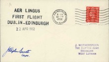 1952 (Apr. 22) Aer Lingus first flight Edinburgh-Dublin
