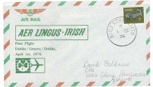 1974 Dublin-Geneva (Aer Lingus) 1st April 1974