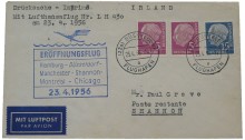 1956 Dusseldorf-Shannon (Lufthansa) 23rd April 1956