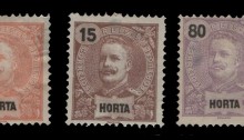 1897 Horta (short set of 5 mint stamps)