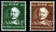 1943 Centenary of Discovery of Quaternions by Rowan Hamilton (Set of 2)