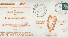 1978 Shannon-Braniff (Air France Concorde) 18th October 1978