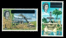 1967 Independent Anguilla overprints